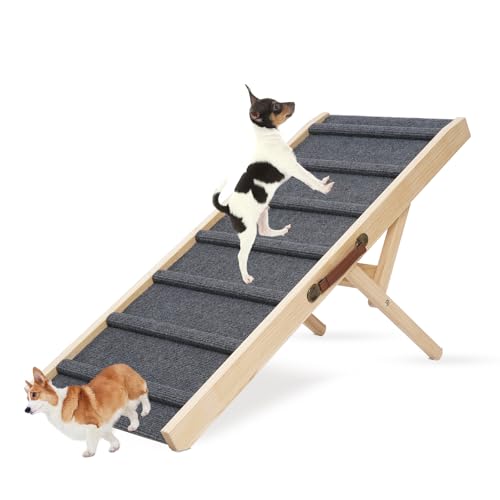 Large Dog Pet Ramp Stairs for Bed Couch Car Truck SUV (Medium)