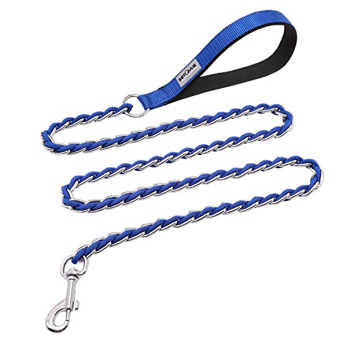 Chain Dog Leash (Blue / 4FT(30-80lb))