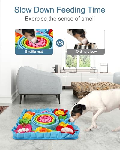 Upgraded Snuffle Mat for Dogs (Blue)