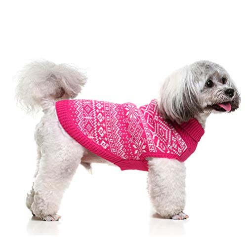 Dog Sweater Argyle (Small/Medium / Pink)