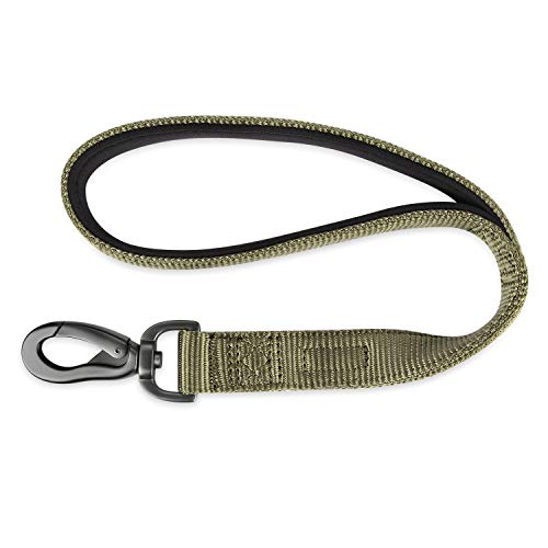 Short Dog Leash 18" (Military Green / 18 Inches)