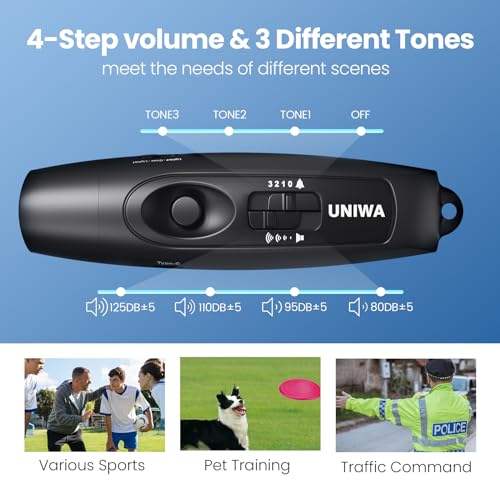 Electronic Whistle with USB Charging (black)