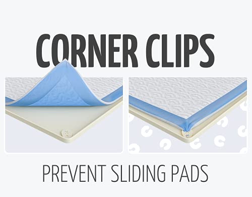 Dog Pee Pad Holder Tray Fits for 30” x 23” Pee Pads (30 x 23 Inches / Beige)