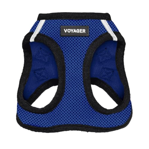 Voyager Step in Air Dog Vest Harness (Royal Blue/Black Trim / L (Chest: 18 - 20.5"))