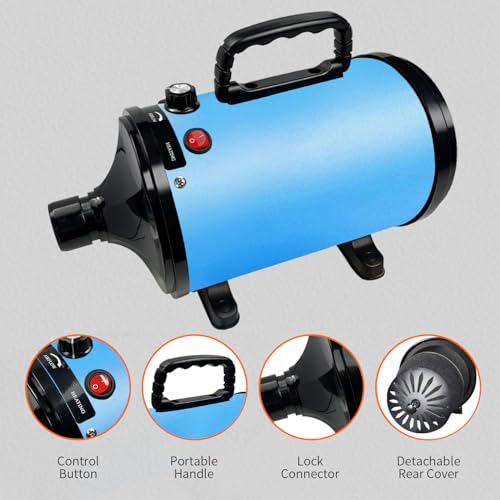 Dog Dryer for Pet Grooming (Blue)