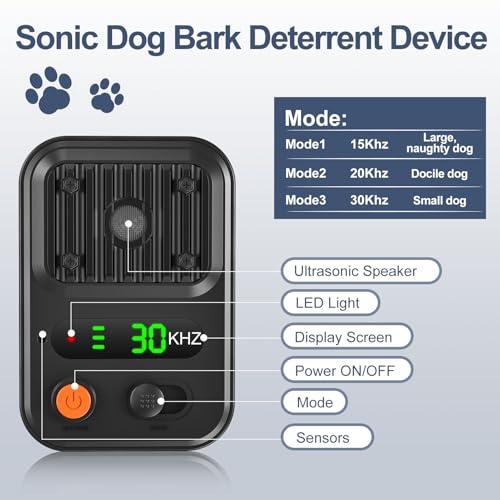 Anti Barking Device for Dogs (1pack / Black)