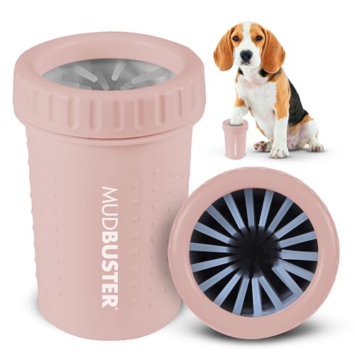 MudBuster Medium Dog Paw Cleaner (Blush / Medium)