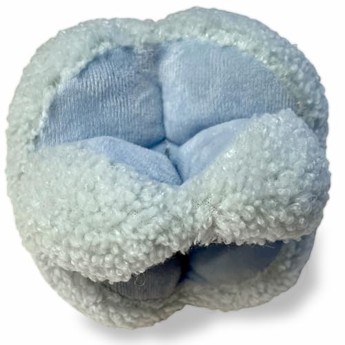Blue Snuffle Knot Interactive Dog Toy 4” Puzzle Ball (Small / Blue)
