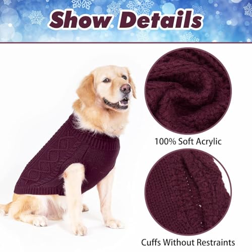 Dog Sweater for Medium Dogs (Chestnut / Medium)