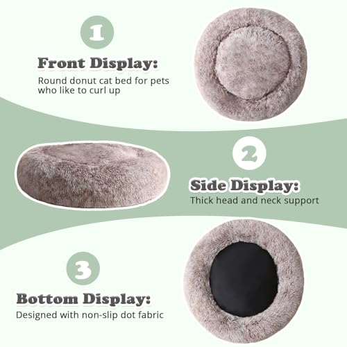 Dog & Cat Bed (23" / Smoke Brown)