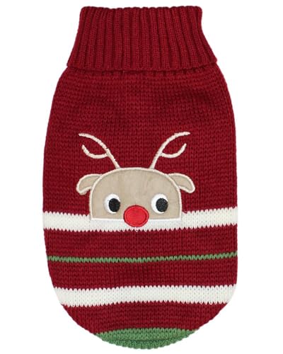 Dog Sweaters Pull Over (L / Reindeer)