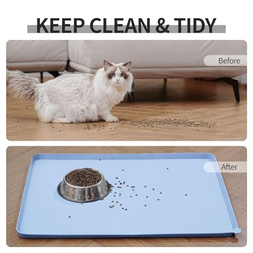 Silicone Pet Feeding Mat (Warship / 18.5" x 11.5")