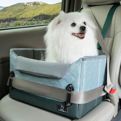 Dog Car Seats for Small Dogs (Dark Green with Pattern / Small)