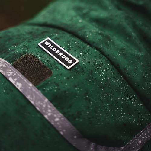 Dog Jacket Waterproof Raincoat with Breathable Interior (Large / Green)