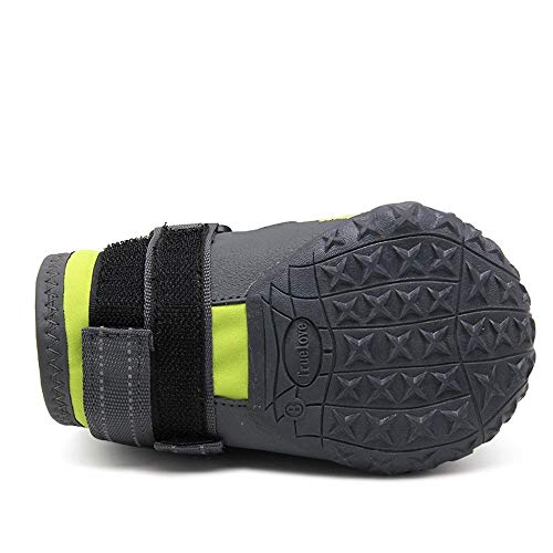 Dog Shoes Waterproof Anti (1# / Neon Yellow)