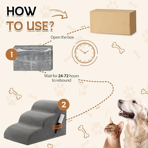 Dog Stairs Ramp for Beds Couches
