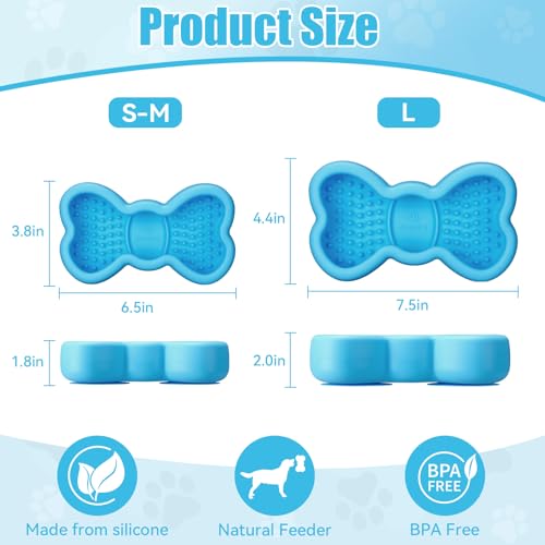 Lick Mat for Dogs (S / A-Light blue)