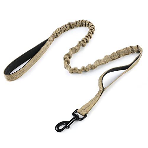 Tactical Dog Leash (Max: 5.2ft / Brown)