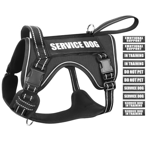 Tactical Dog Harness (Medium / Black)