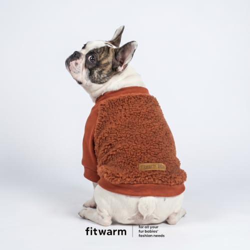 Sherpa Dog Fleece Sweater (Large / Red)