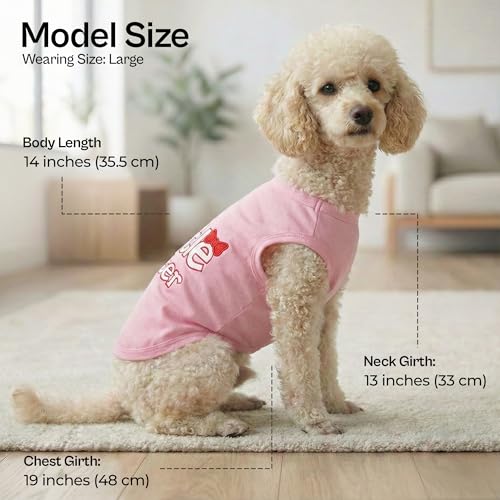 Dog Shirt 100% Cotton Shirts for Large Dogs (3X-Large (40-65lbs))