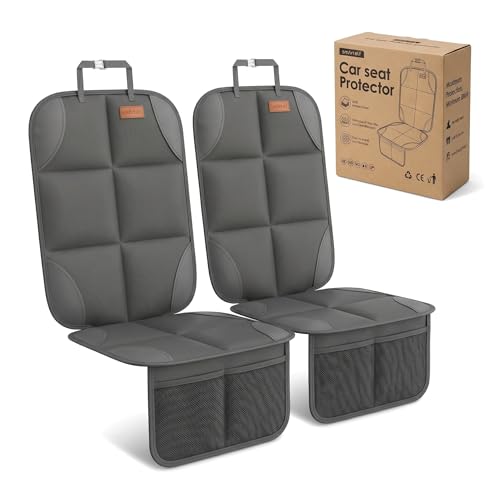 2 Pack in Gift Box Car Seat Protector (Box-Dark Gray / 2PS-Box)