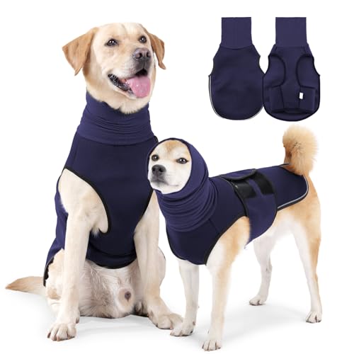 Dog Anxiety Jacket (Large(Chest:20"-24") / Navy blue)
