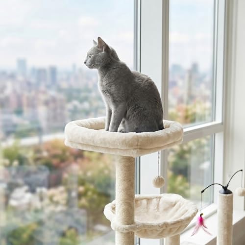 Multi Functional Cat Tree Tower (288 White)
