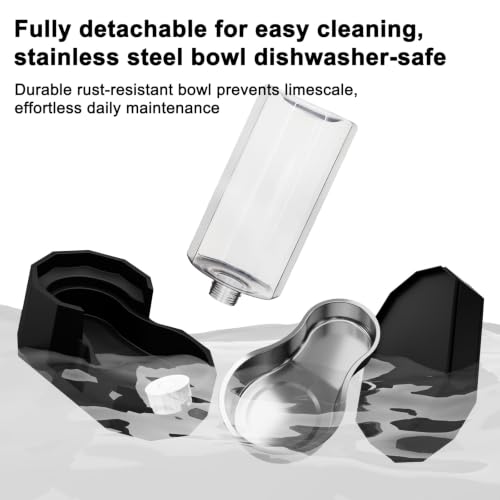 9L Elevated Dog Water Dispenser (Black / 9L Raised)