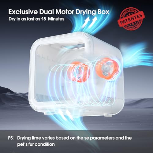 Automatic Pet Dryer Box for Cats and Small Dogs (62L)