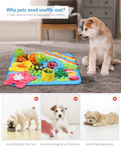 Snuffle Mat for Dogs (Blue)