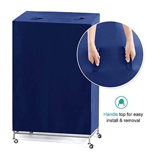 Pets Product Universal Birdcage Cover Blackout & Breathable Birdcage Cover for Pets' Good Night (35.0"L x 25.0"W x 47.0"H / Blue)