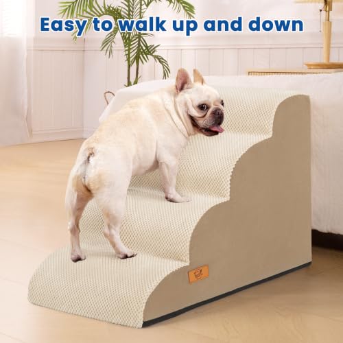 Dog Steps for Bed and Couch (Khaki)