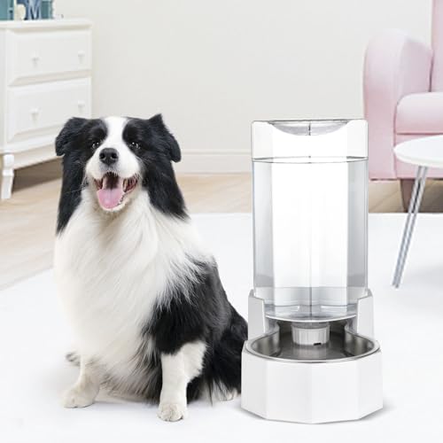 8L Gravity Dog Water Dispenser (White / 8L Without Filter)