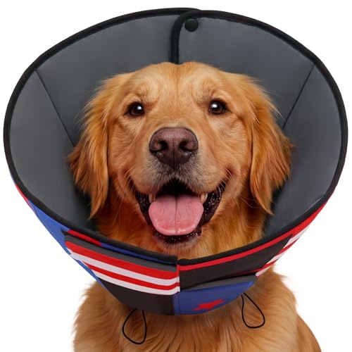 Soft Cone for Dogs (L / USAFlag)