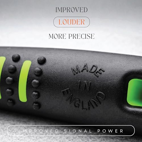 Alpha 211.5 Professional Dog Training Whistle with Enhanced Ergonomic Grip. BPA (Black on Day Glow Green)
