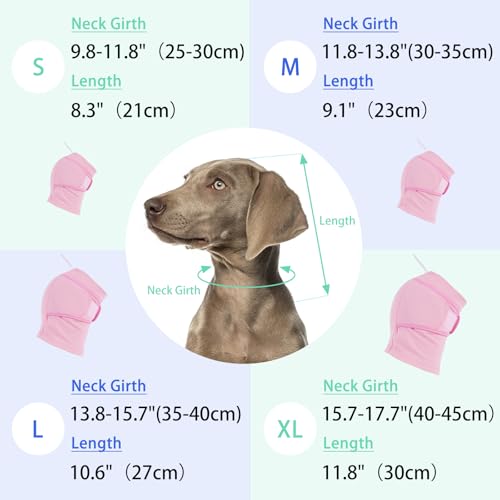 Dog Ear Muffs Noise Protection (Pink / Medium (13.8"/35cm Neck Girth))