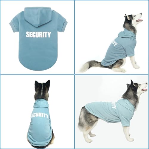 Security Dog Hoodie (#1 Blue(Security) / XX-Large (All Breed Sizes))