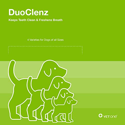 VetOne DuoClenz Rawhide Dental Hygenic Chews for Small (Small Dogs)