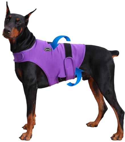 Dog Anxiety Vest (S-Chest(11"-14.9") / Light Purple)