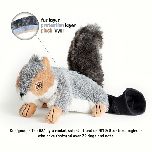 Pupr Pals Dog Toy Puppet with Tough Padding for Safe Interactive Play (Large / Nutjob)