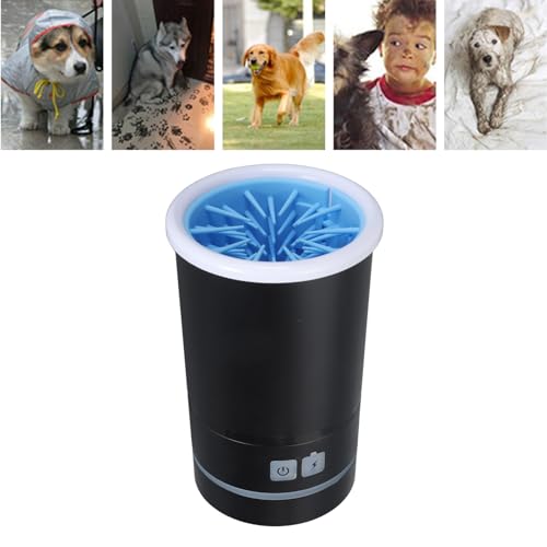 Automatic Dog Cleaner (M / Black White)