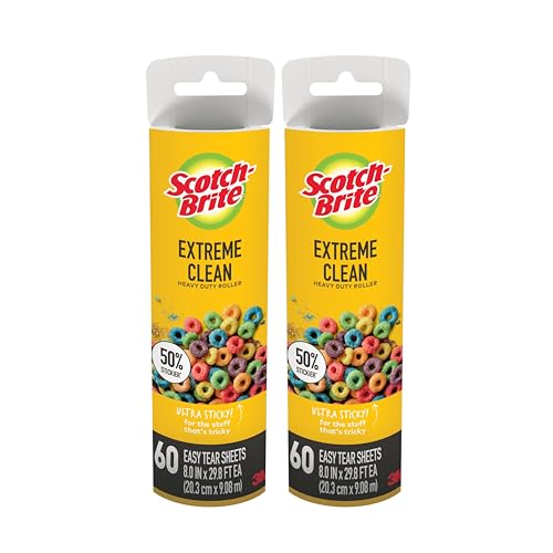 Extreme Clean Large Surface Lint Roller Refills (2 Refills)