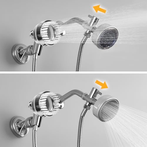 Pet Shower Attachment with 8.2ft Hose & Silicone Brush