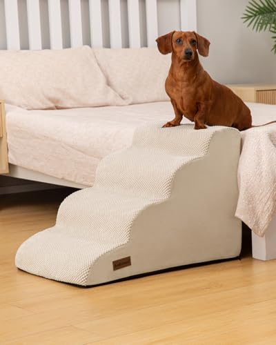 Dog Steps for Bed or Couch (Beige)