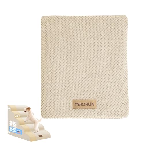 Dog Stairs Replacement Cover for 5 (Beige / Cover- 25"H)