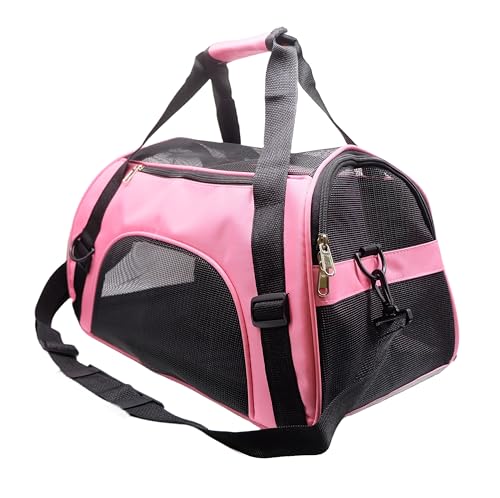 Cat Carrier Soft (Medium-LightPink)