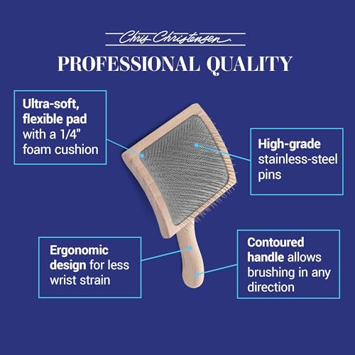 Mark VII Curved Back Slicker Brush for Dogs (Mark VII Large Curved Back)