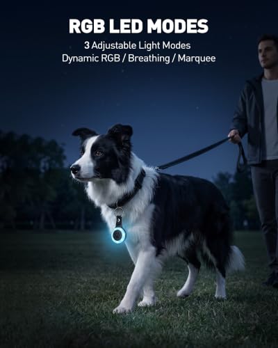 Pet Tracker for Dogs Cats (Black)