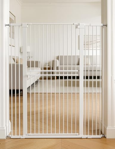 55" Extra Tall Pet Gate (White - S10 / 55" Tall, 31.5-48" Wide)